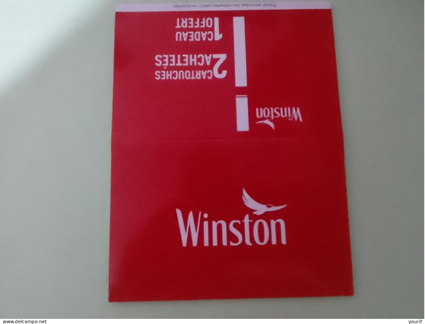 Emballage Pour Cadeau 2 Cartouches Cigarettes WINSTON - Werbeartikel