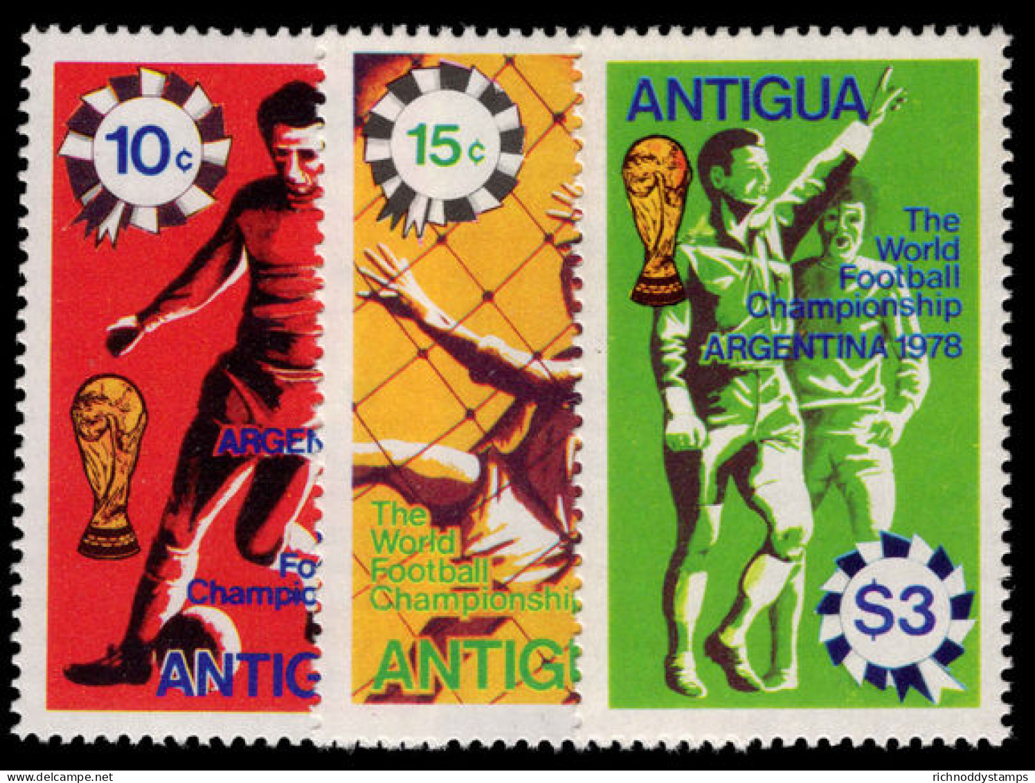 Antigua 1978 World Cup Football Unmounted Mint. - 1960-1981 Autonomie Interne