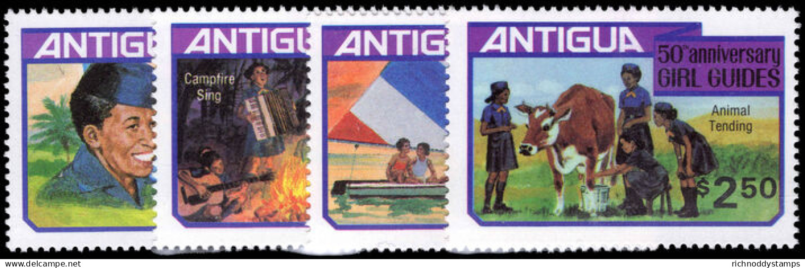 Antigua 1981 50th Anniversary Of Antigua Girl Guide Movement Unmounted Mint. - 1960-1981 Interne Autonomie