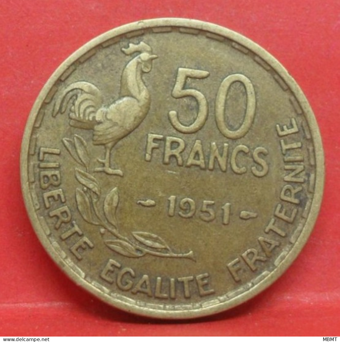 50 Francs Guiraud 1951 - TTB - Pièce Monnaie France - Article N°1002 - 50 Francs