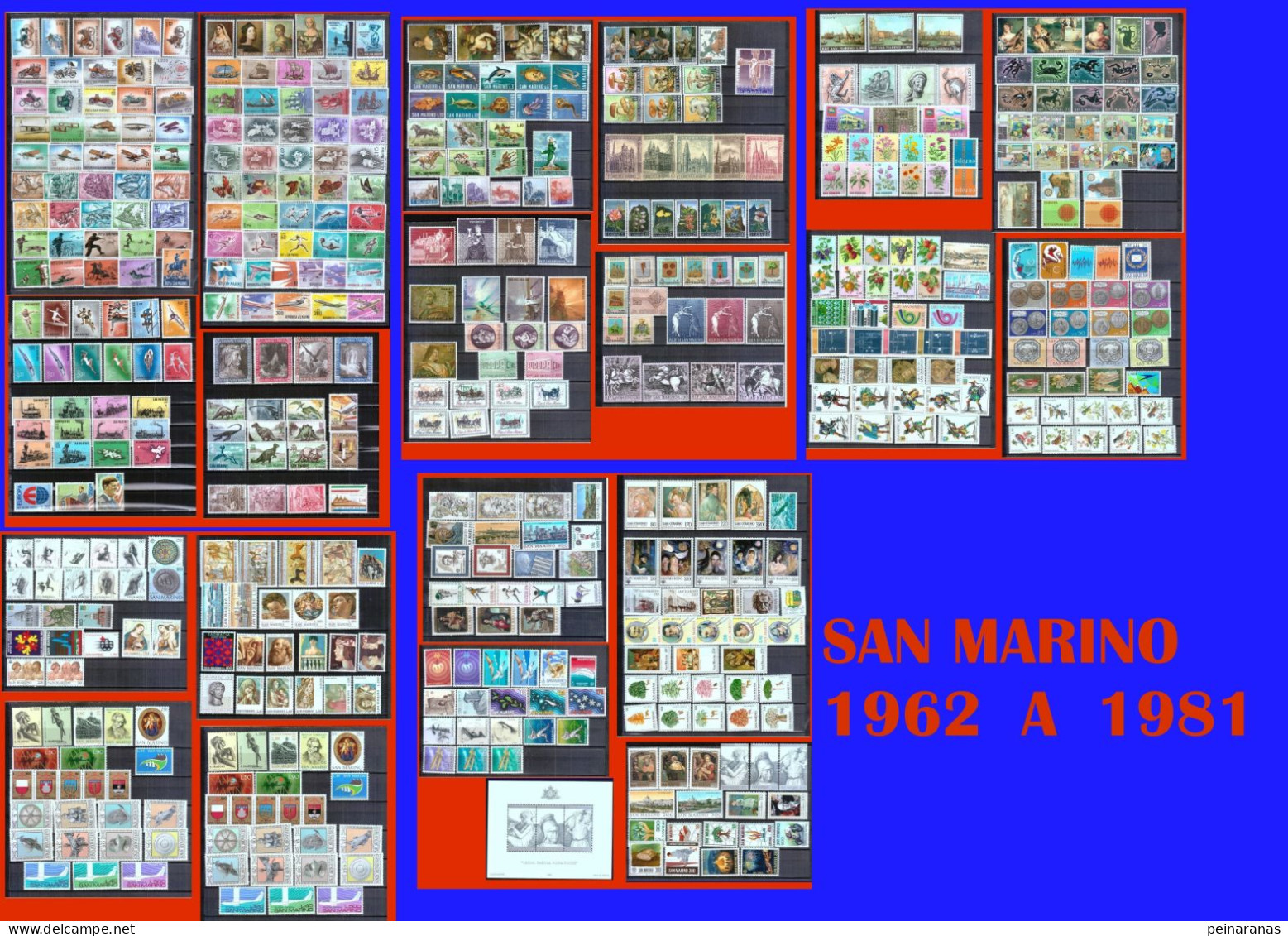 SAN MARINO 1962 A 1981- 20 AÑOS COMPLETOS NUEVOS - Volledig Jaar