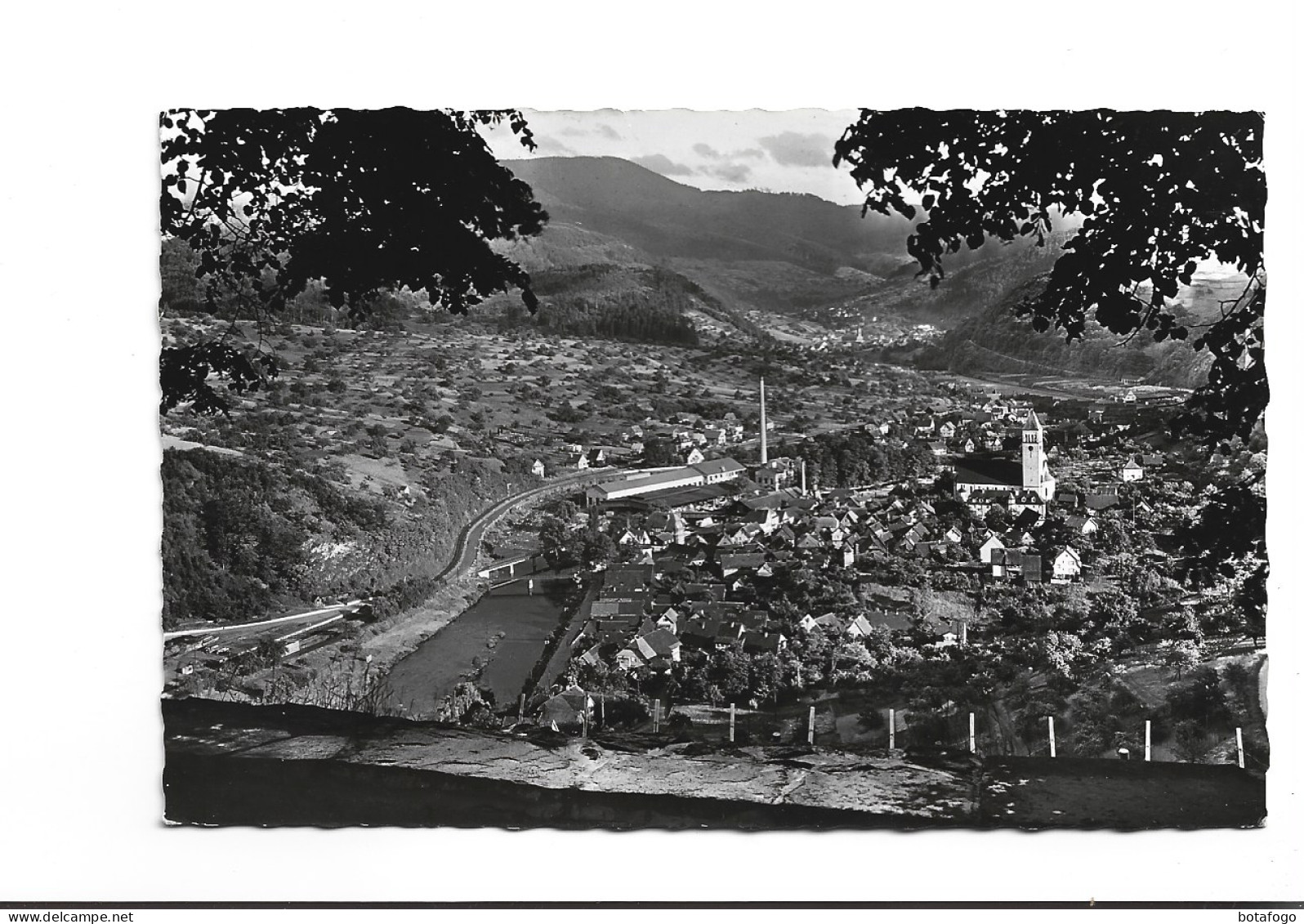 CPA  PHOTO BLICK Auf OBERTSROT UND INS MIURGTAL En 1957! - Adelsheim