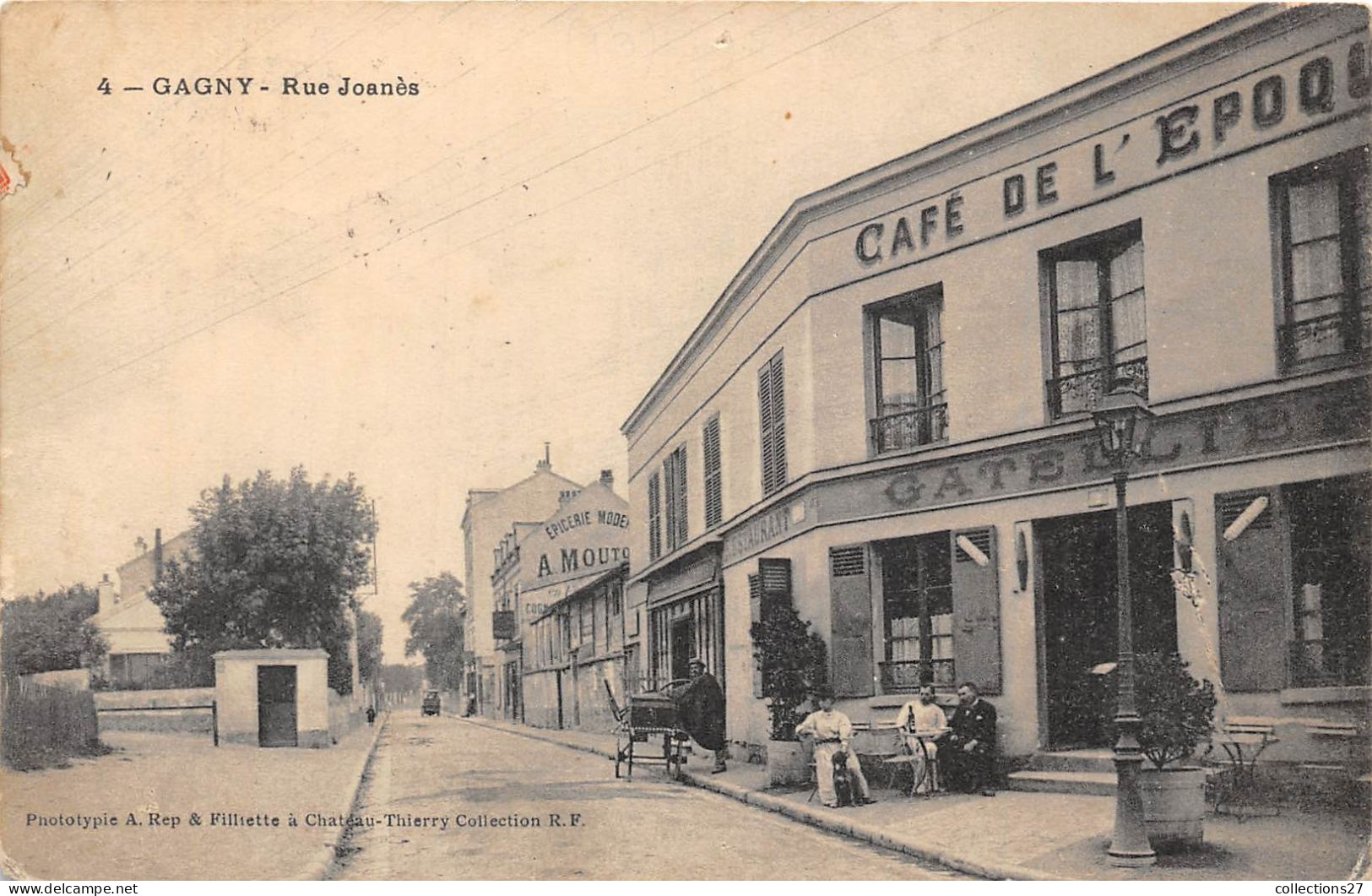 93-GAGNY- RUE JOANES ( VOIR CAFE DE L'EPOQUE ) - Gagny