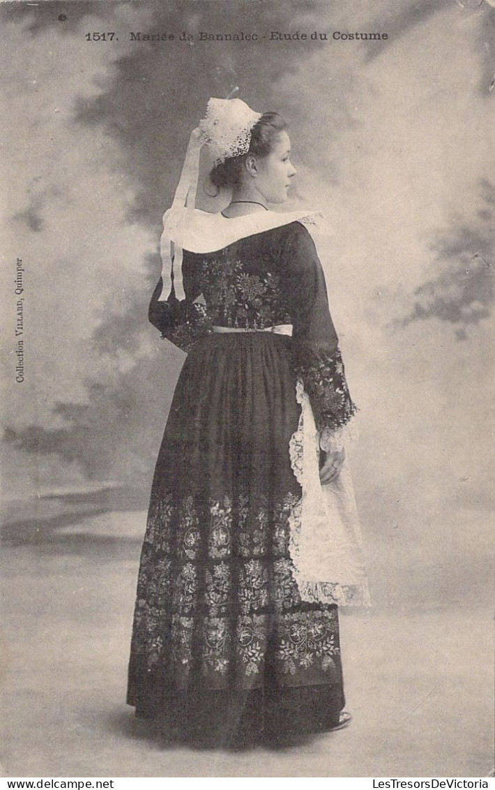 FRANCE - 29 - BANNALEC - Mariée De Bannalec - Etude Du Costume - Folklore - Carte Postale Ancienne - Bannalec