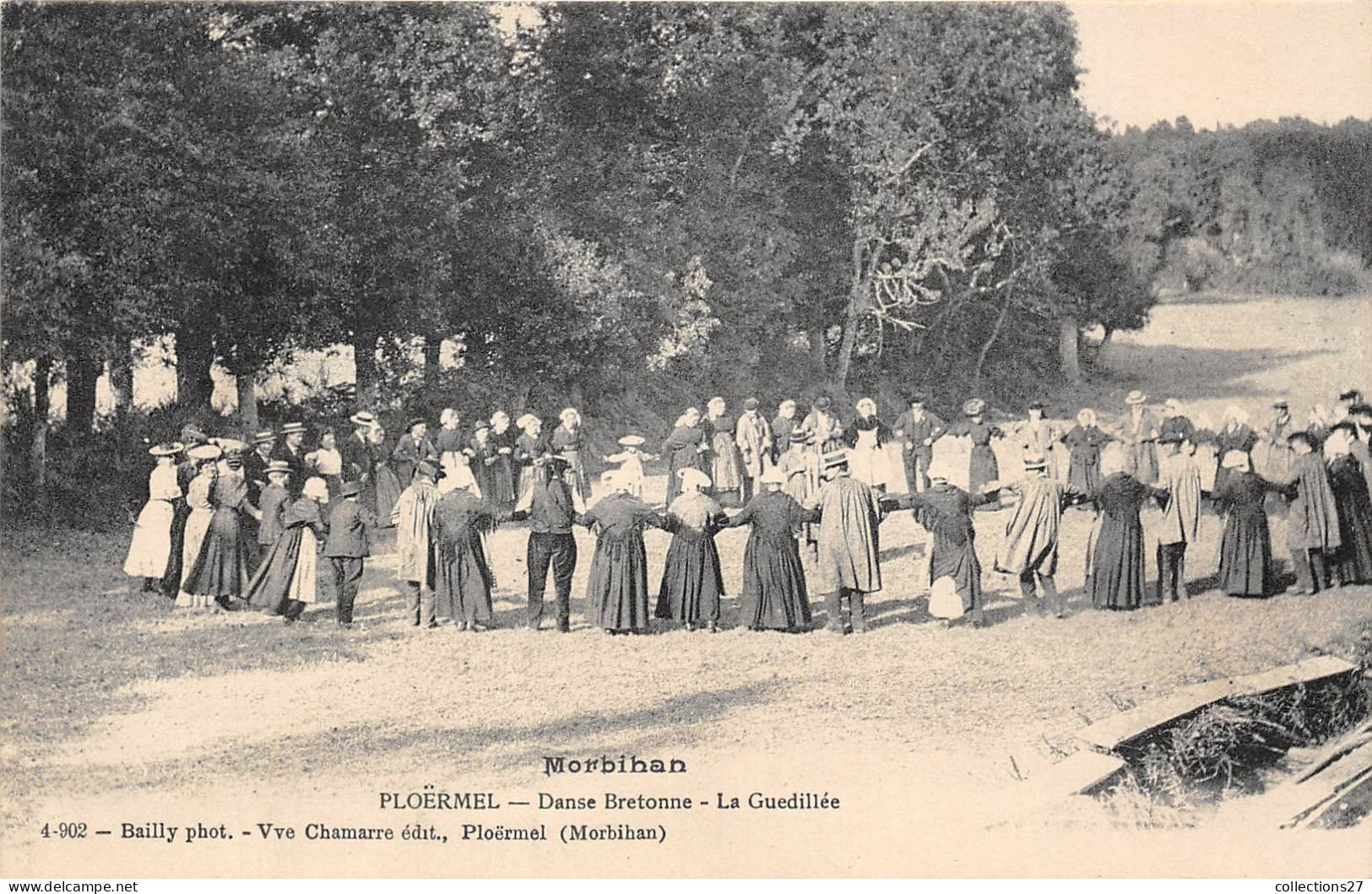 56-PLOERMEL- DANSE BRETONNE- LA GUEDILLEE - Ploërmel