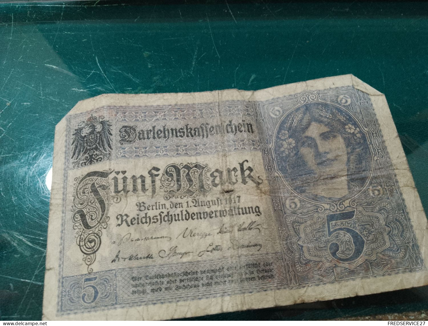 BILLET / 5 MARK/ 1917 - 5 Mark