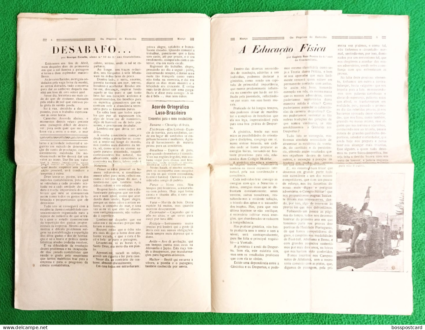 Lisboa - Jornal "Os Pupilos Do Exército" Nº 2, Março De 1946 - Militar - Portugal - Other & Unclassified