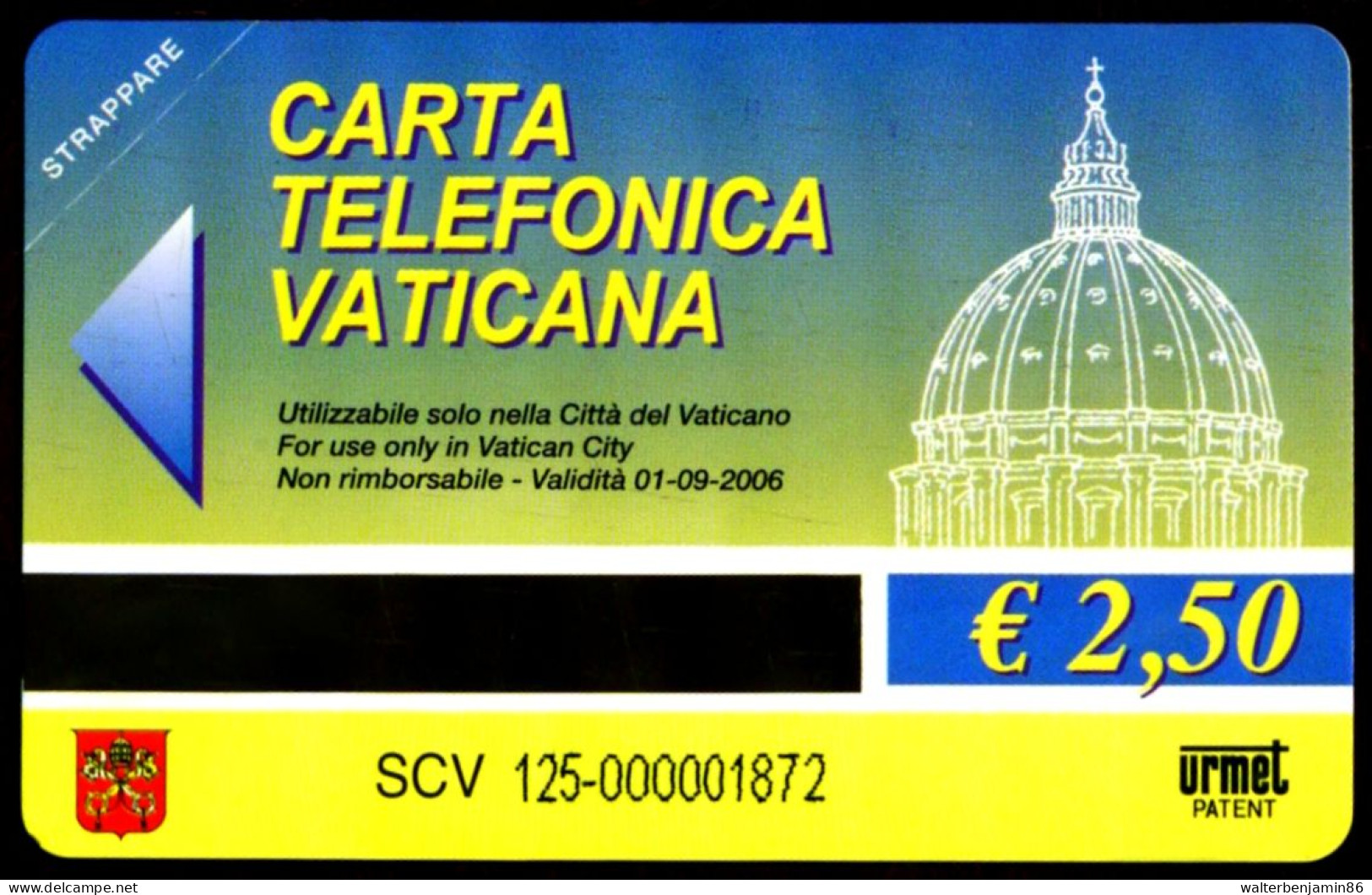 G VA 125 C&C 6125 SCHEDA TELEFONICA NUOVA MAGNETIZZATA CHERUBINO CARITA' - Vatican