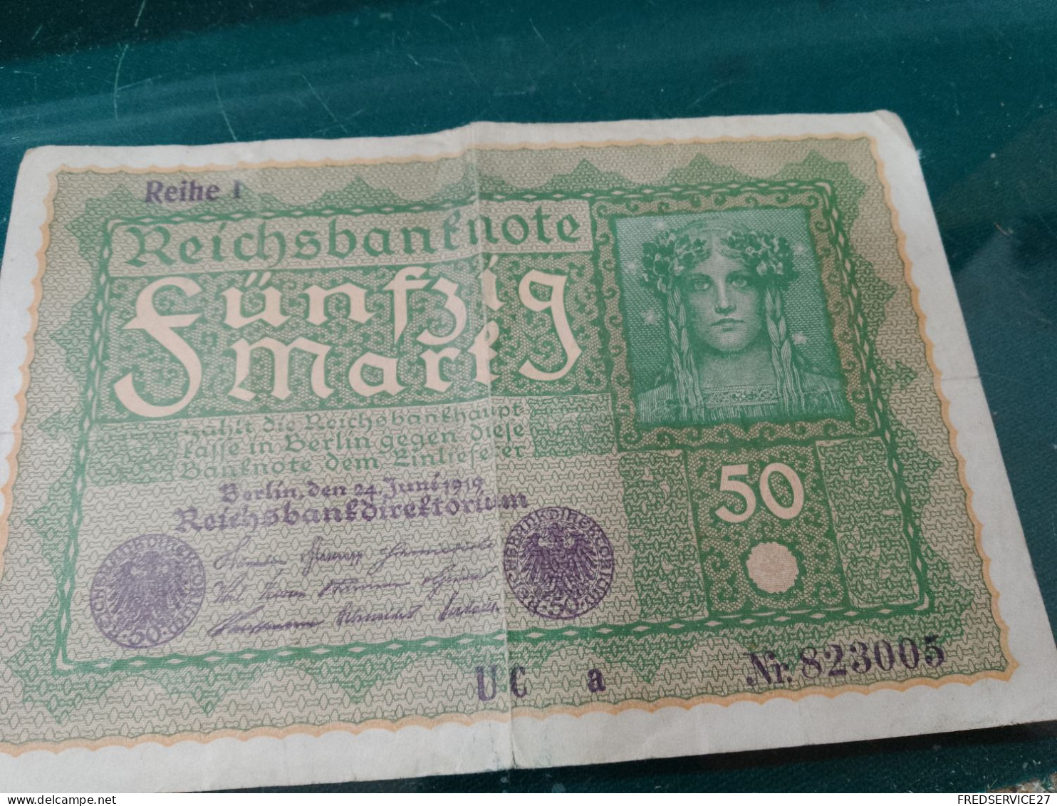 BILLET / 50 MARK / 1919 - 50 Mark