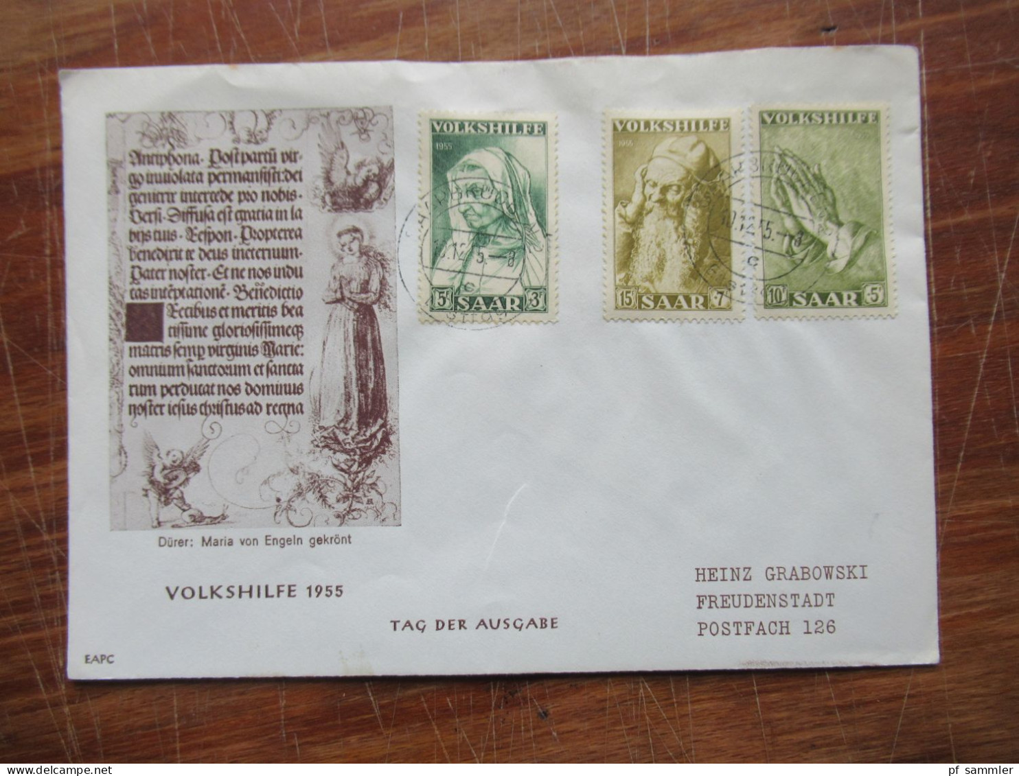 Saar / Saarland 1955 - 59 Belegeposten / FDC / Sonder PK insg. 41 Stück! Mit dem guten FDC Nr.329 (280€) Hoher KW!!