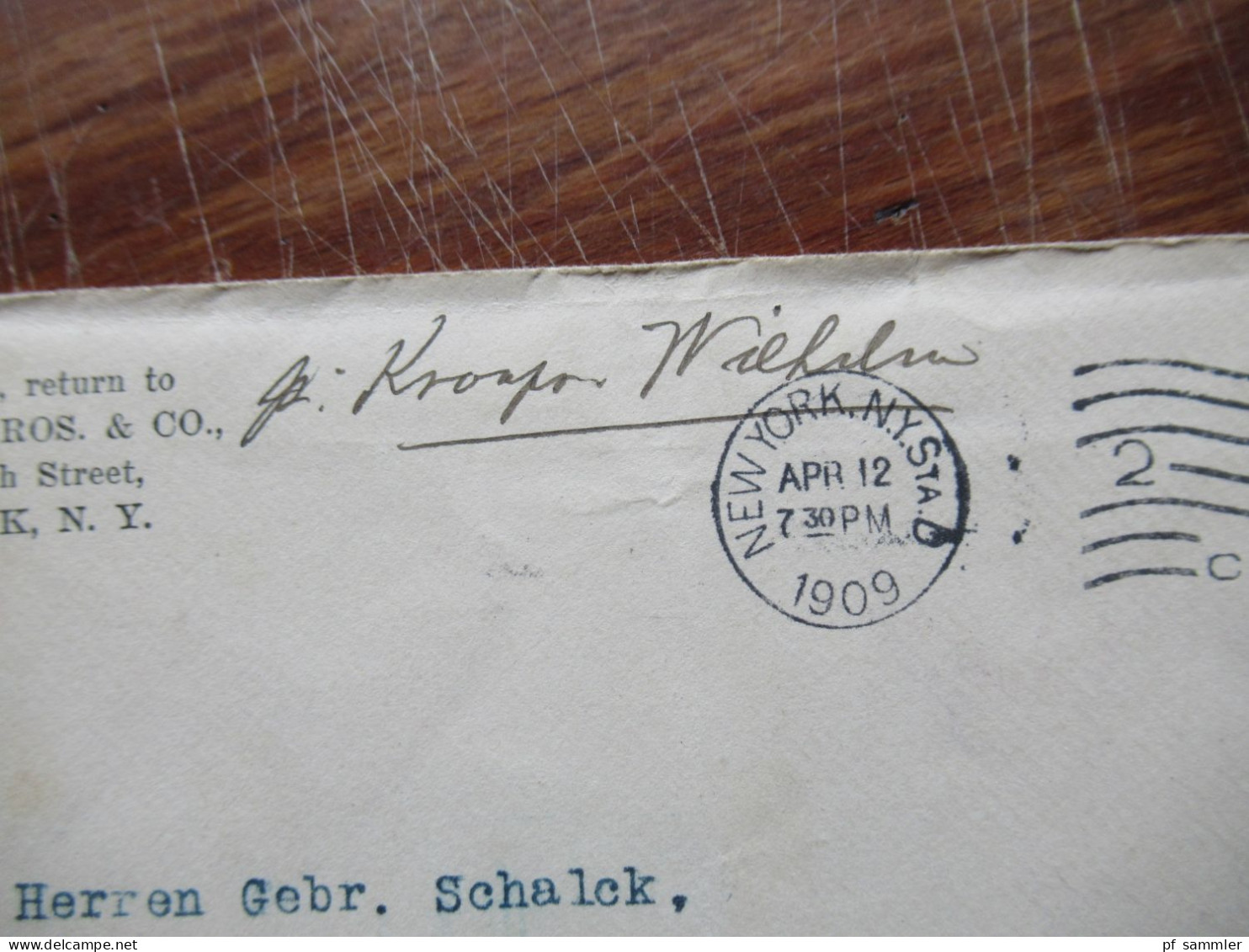 USA kleiner Belegeposten / Ganzsachen / Umschläge! 1x mit Stempel Pony 1893 insgesamt 11 Stück! Schiffspost nach Deutsch