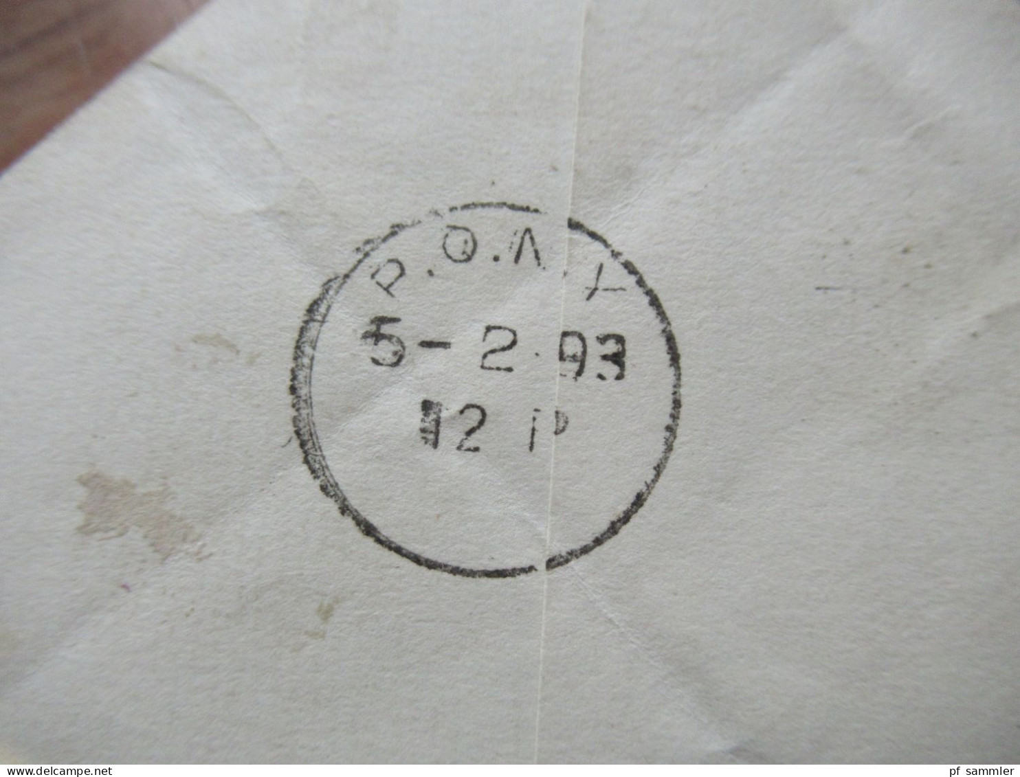 USA kleiner Belegeposten / Ganzsachen / Umschläge! 1x mit Stempel Pony 1893 insgesamt 11 Stück! Schiffspost nach Deutsch