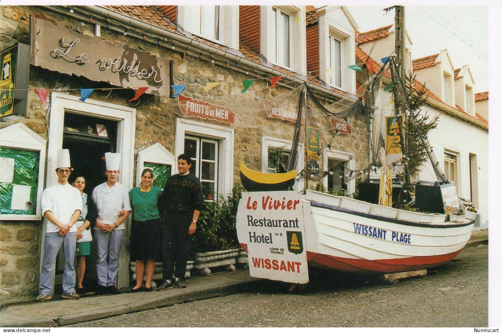 Wissant Animée Site Des Deux Caps Restaurant "le Vivier" Hôtel Bateau - Wissant