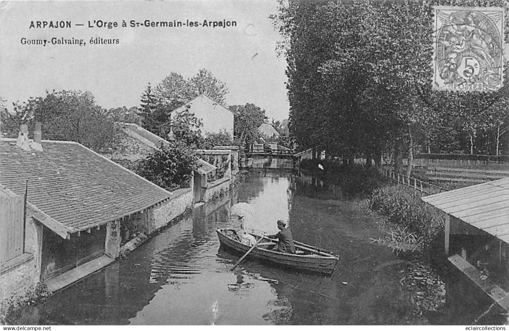 Arpajon           91          L'Orge A St Germain Les Arpajon  - Lavoir -     (voir Scan) - Arpajon