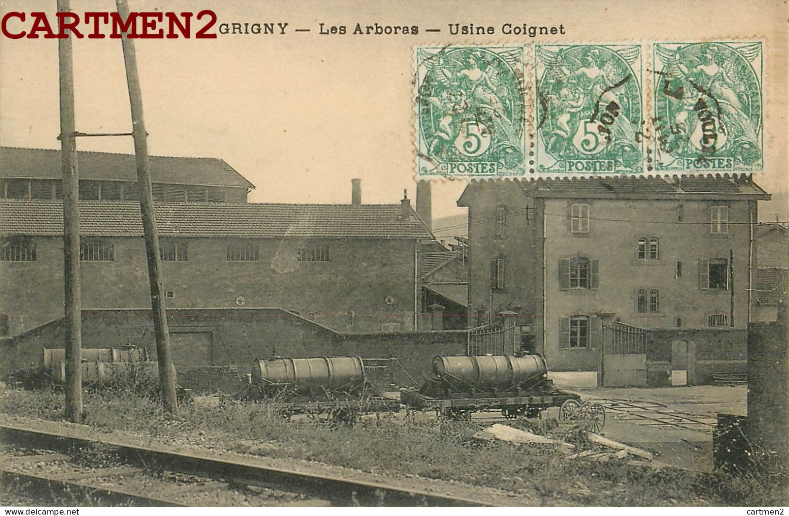 GRIGNY LES ARBORAS USINE COIGNET 69 RHONE  - Grigny