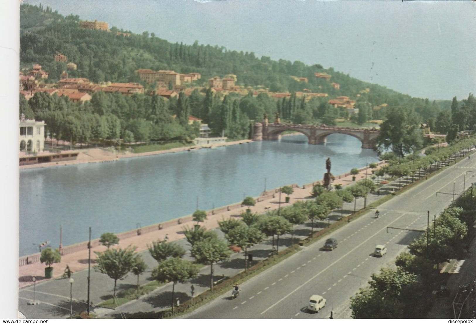 W6171 Torino - Corso Cairoli E Fiume Po - Panorama / Viaggiata 1962 - Fiume Po