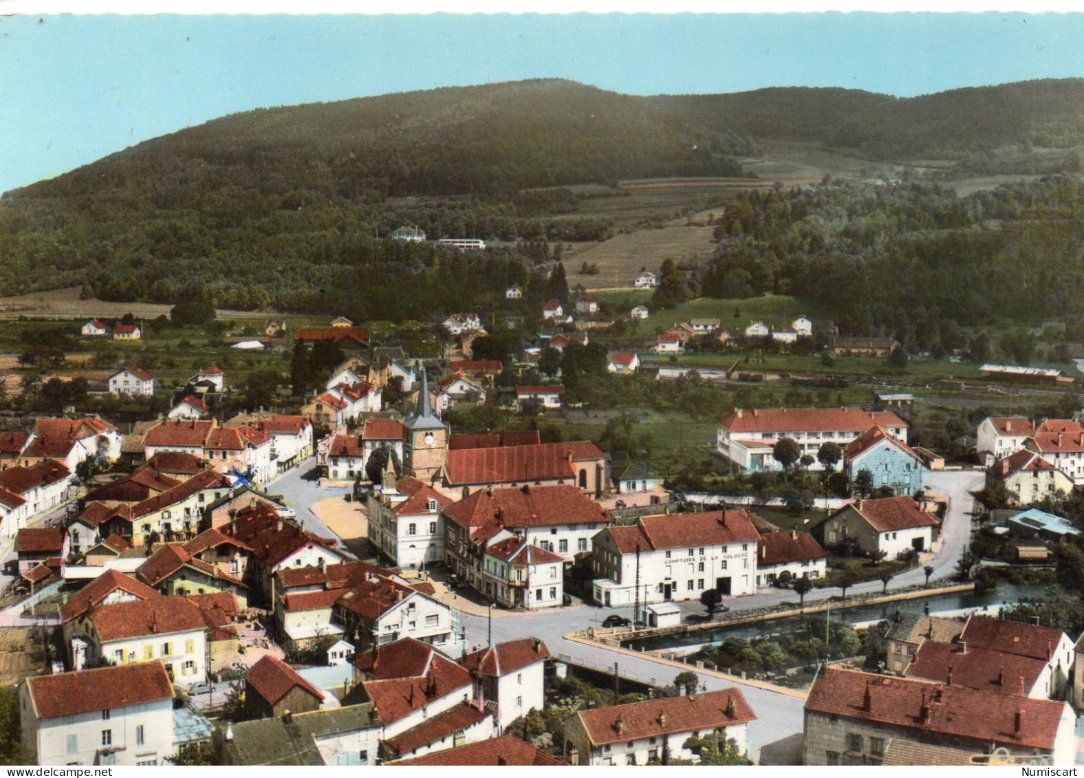 Granges-sur-Volongne Belle Vue Aérienne Du Village - Granges Sur Vologne