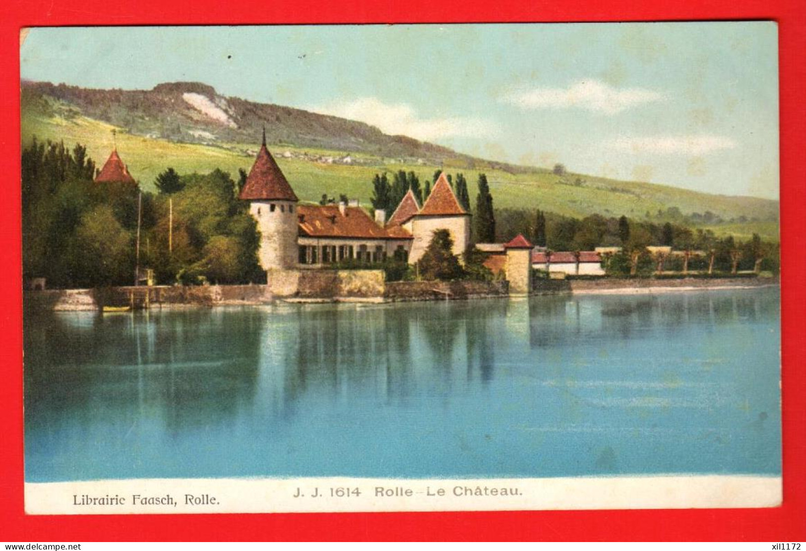 ZVO-17  Rolle, Le Château  Bougy-Villars Et Signal De Bougy. Circulé 1908 Vers La France.  - Bougy-Villars