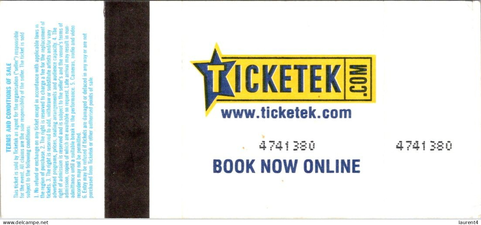 8-7-2023 (1 S 36) Australia - VIC - Ticketek - Australian Open 2002 (3 Used Tickets) - Sonstige & Ohne Zuordnung