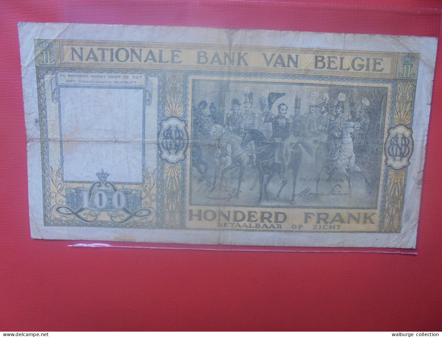 BELGIQUE 100 Francs 1946 Circuler (B.18) - 100 Francs