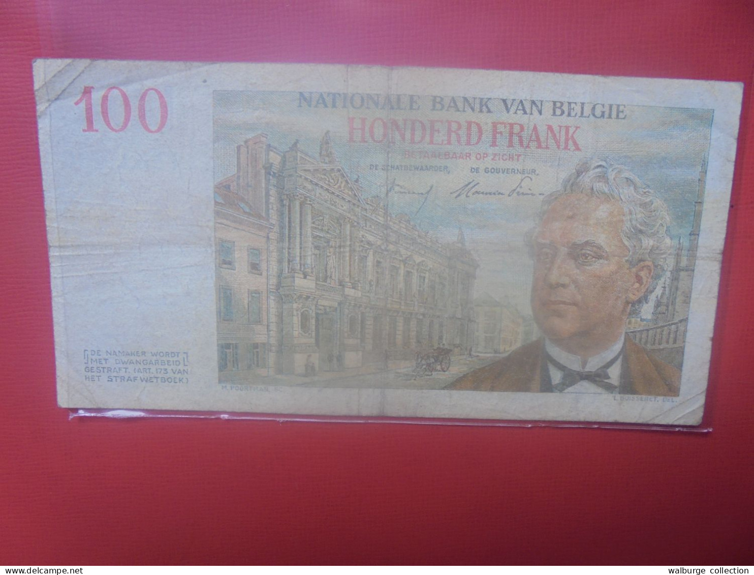 BELGIQUE 100 Francs 1954 Circuler (B.18) - 100 Francs