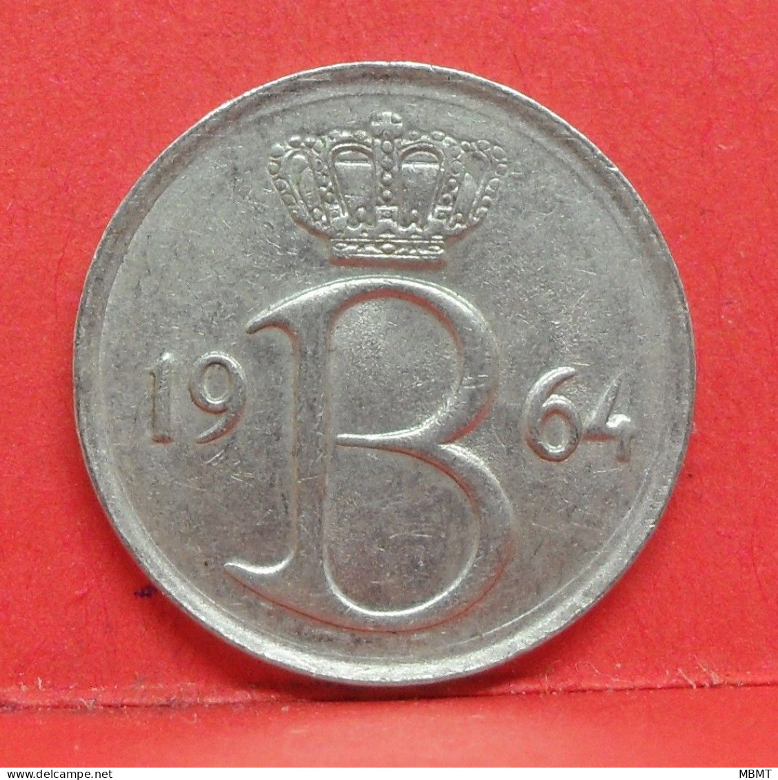 25 Centimes 1964 - TTB - Pièce Monnaie Belgique - Article N°1681 - 25 Cent