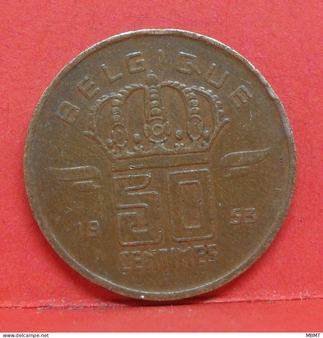 50 Centimes 1953 - TTB - Pièce Monnaie Belgique - Article N°1702 - 50 Centimes