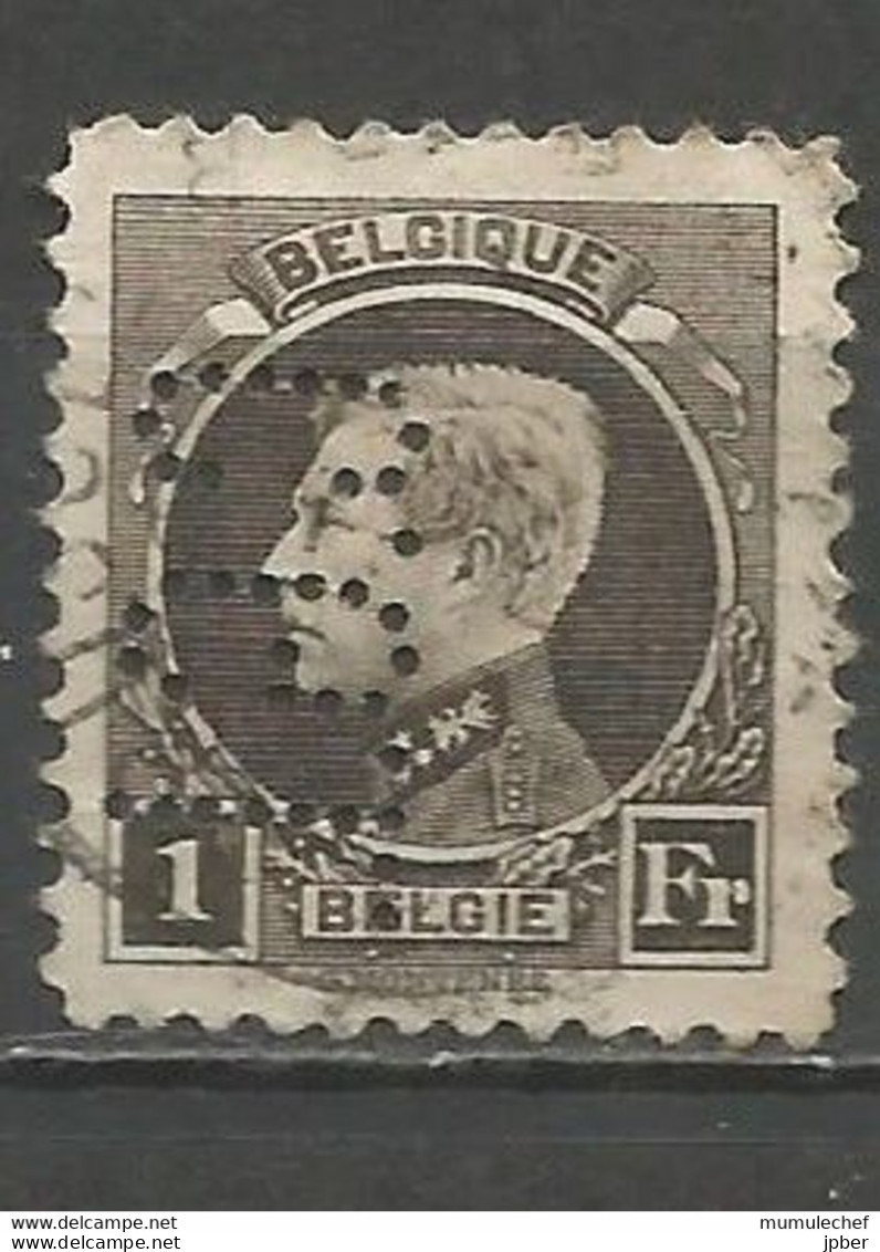 Belgique - Petit Montenez - N°215 Perforé "C.G.L" - 1921-1925 Petit Montenez