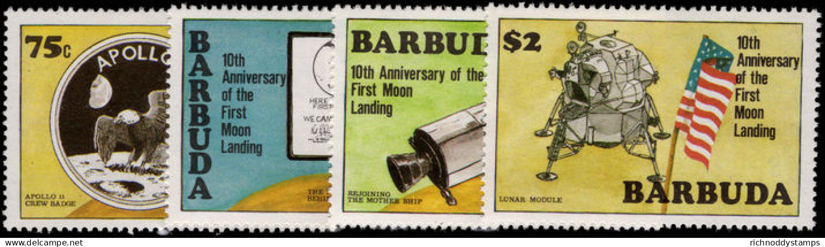 Barbuda 1980 Moon Landing Unmounted Mint. - Barbuda (...-1981)