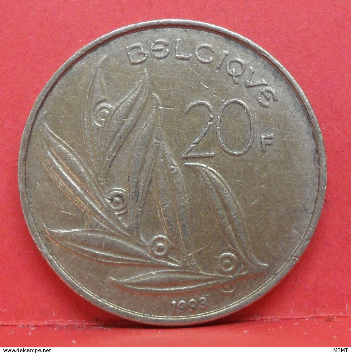 20 Francs 1993 - TTB - Pièce Monnaie Belgique - Article N°1849 - 20 Francs