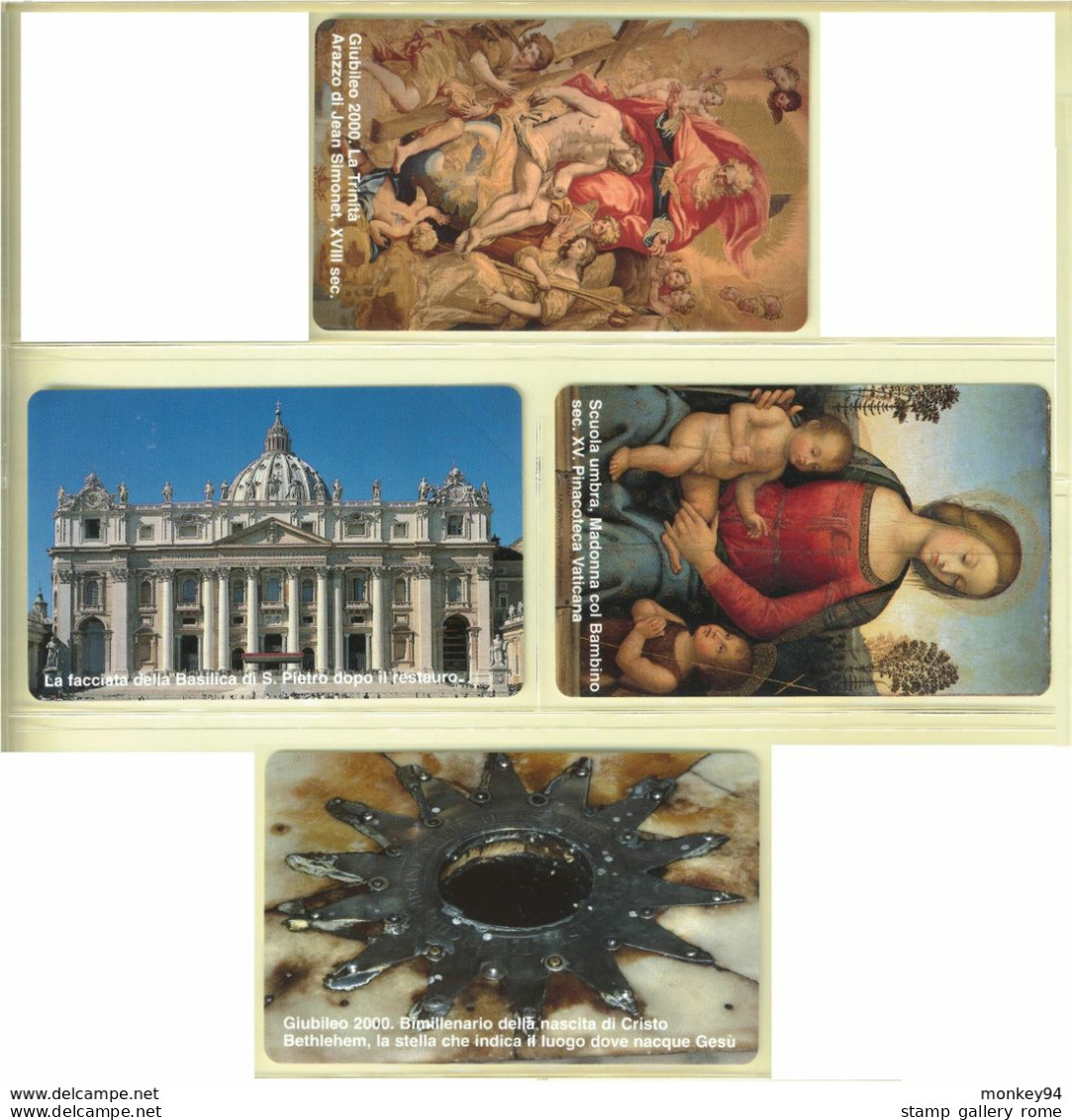 CARTA TELEFONICA VATICANA - NUMERO 65/68 - NUOVA - URMET- GARANTITE MAGNETIZZATE - VATICAN PHONE CARD - Vatican