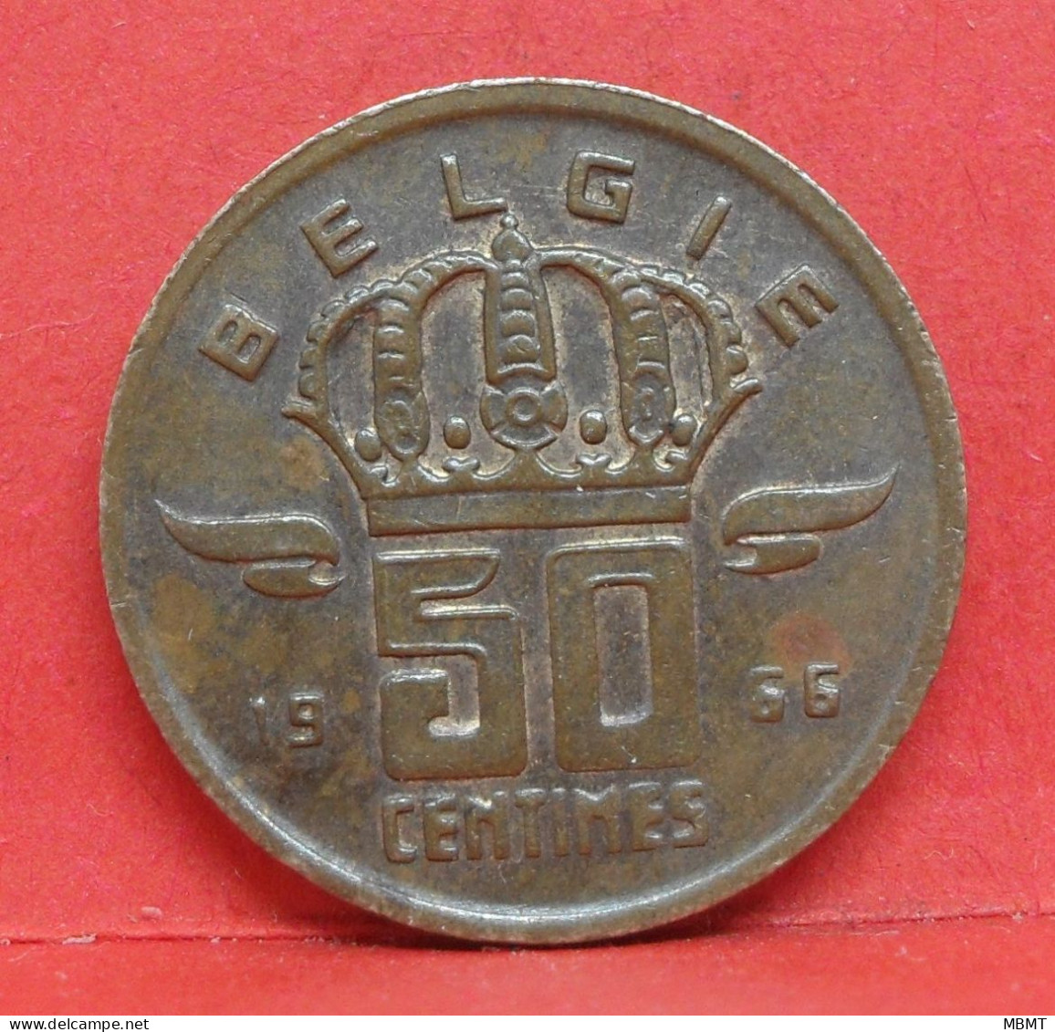 50 Centimes 1966 - TTB - Pièce Monnaie Belgie - Article N°1886 - 50 Cent