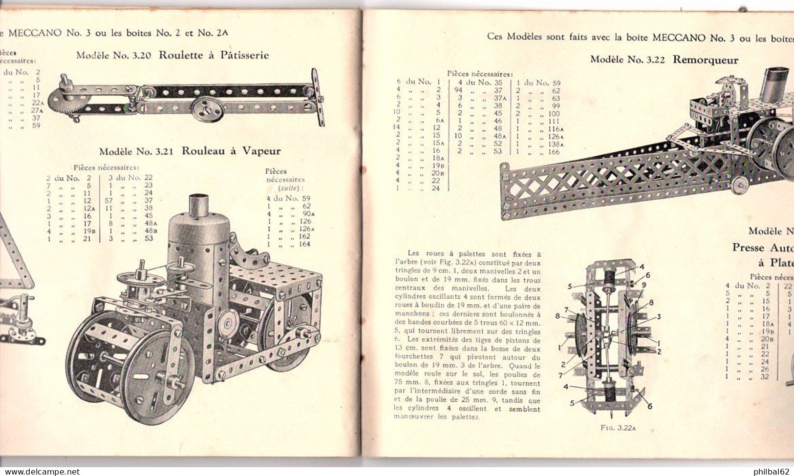 Lot De 4 Catalogues Anciens Meccano. - Meccano