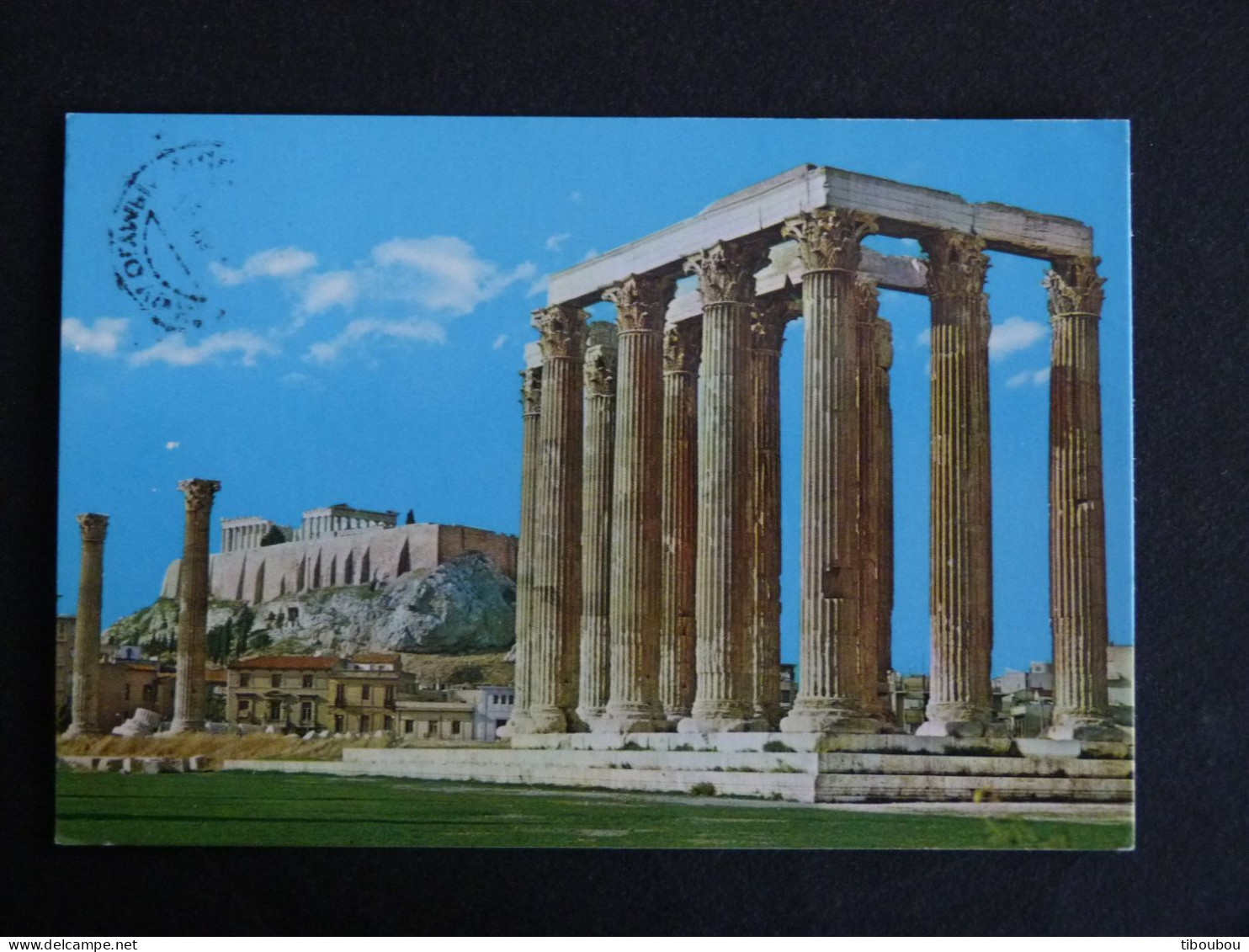 GRECE GREECE HELLAS GRIECHENLAND AVEC YT 1638 EDUCATION SUPERIEURE - ATHENES TEMPLE DE ZEUS OLYMPE - Lettres & Documents
