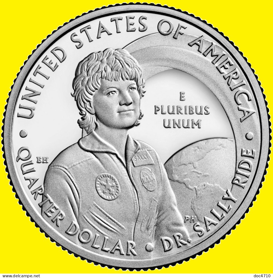 USA quarter 1/4 dollar 2022 D, American Women - Dr. Sally Ride, KM#769, Unc