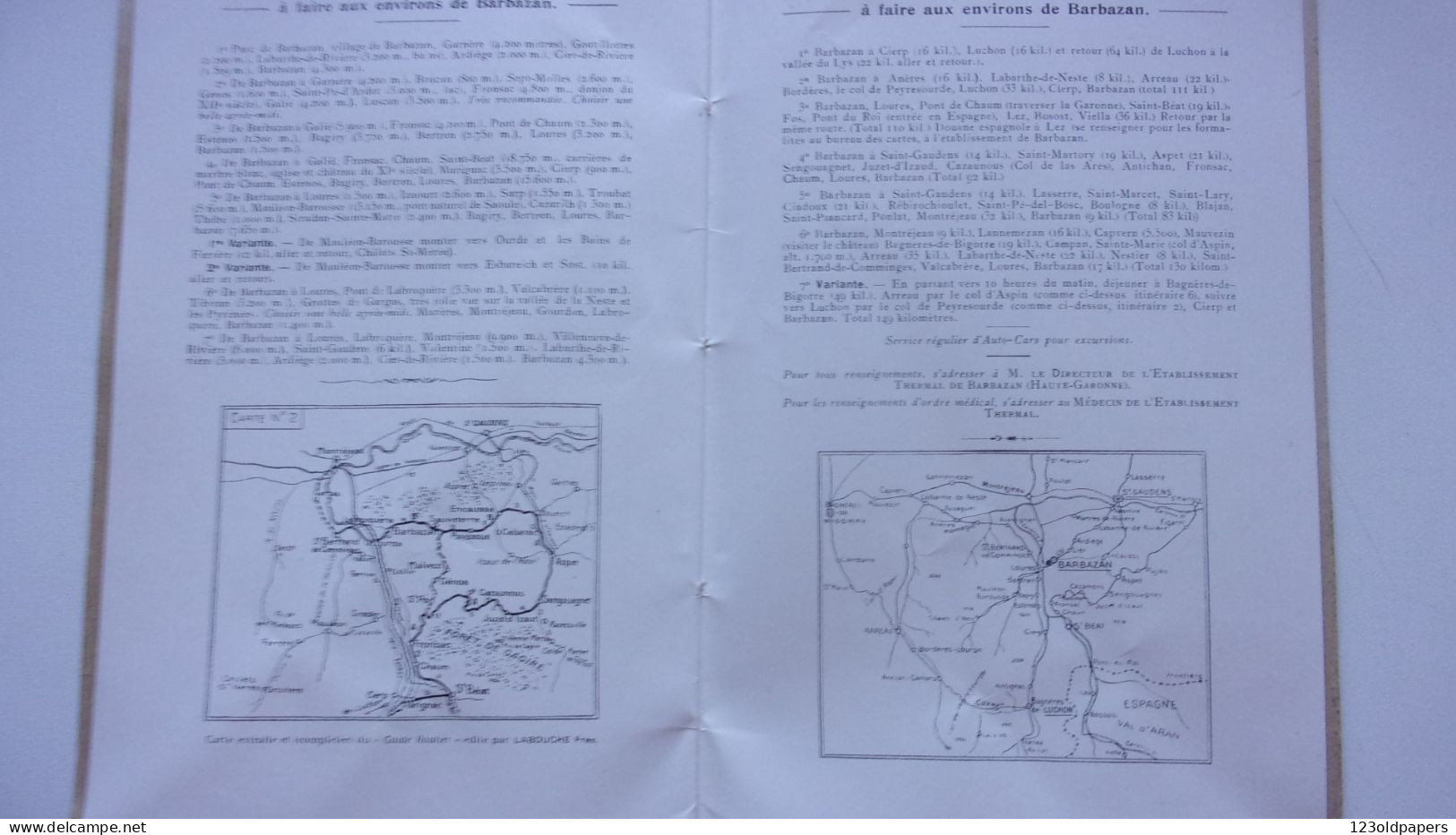 BARBAZAN GUIDE MEDICAL DOCTEUR TREYS SIGNALES  30 PAGES HAUTE GARONNE - Dépliants Touristiques