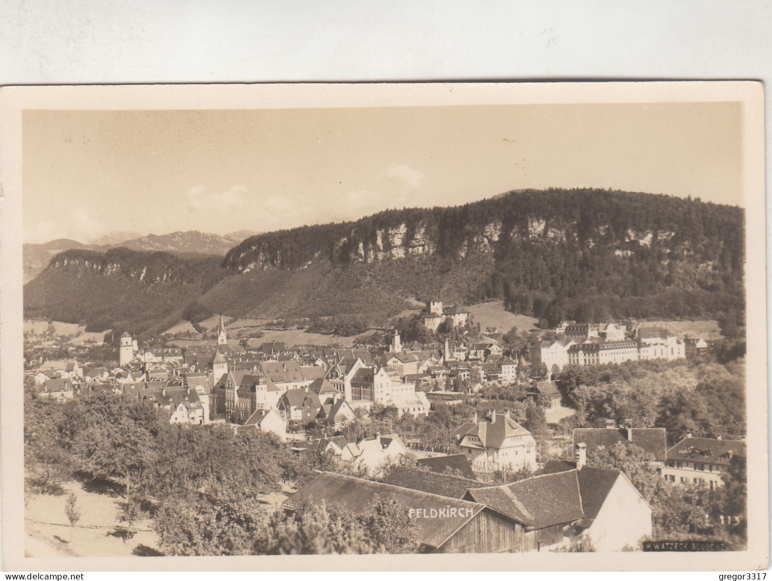 D1430) FELDKIRCH - Tolle Sehr Alte S/W FOTO AK - 1929 - Feldkirch