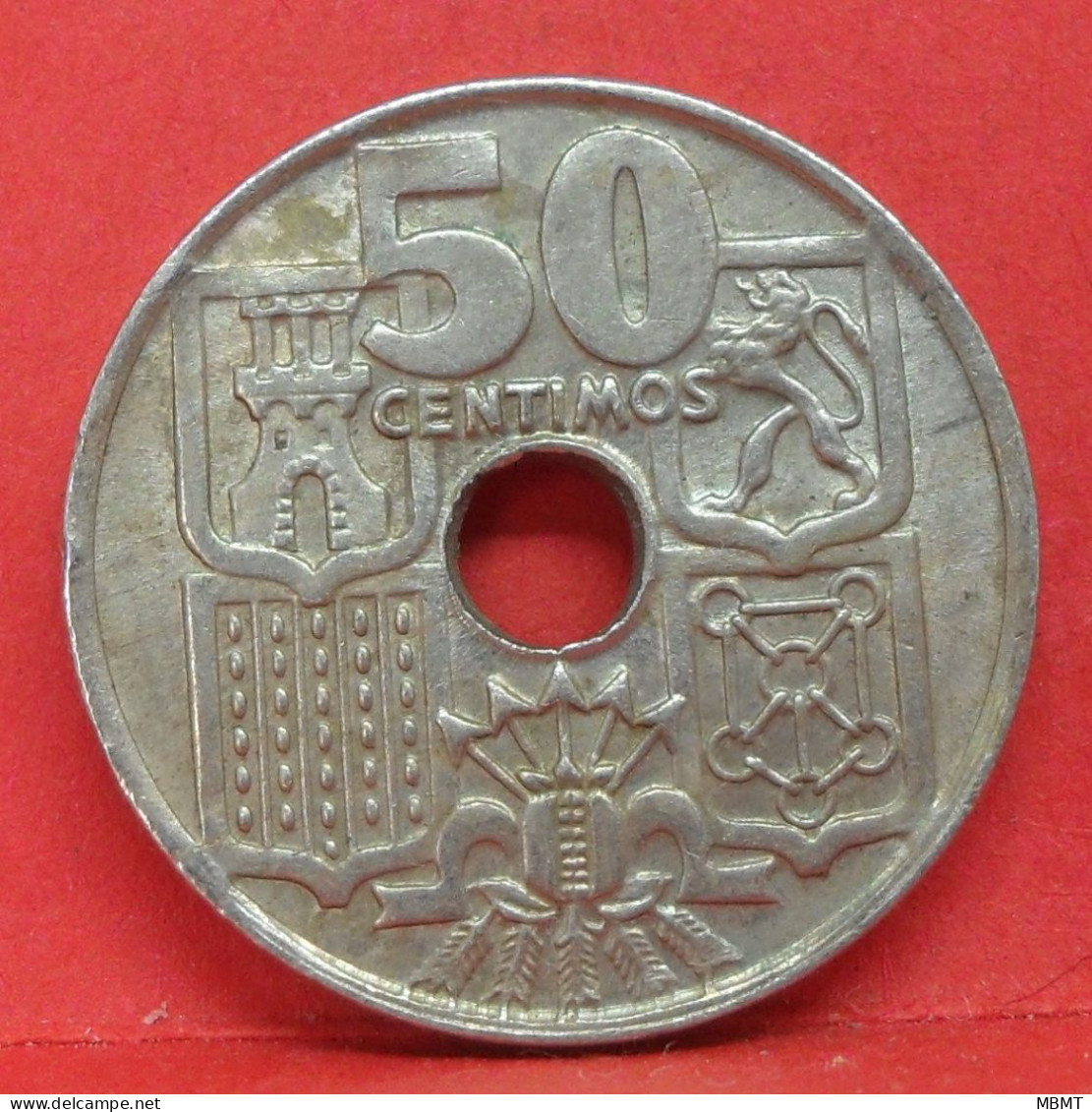 50 Centimos 1949 étoile 54 - SUP - Pièce Monnaie Espagne - Article N°2216 - 50 Céntimos