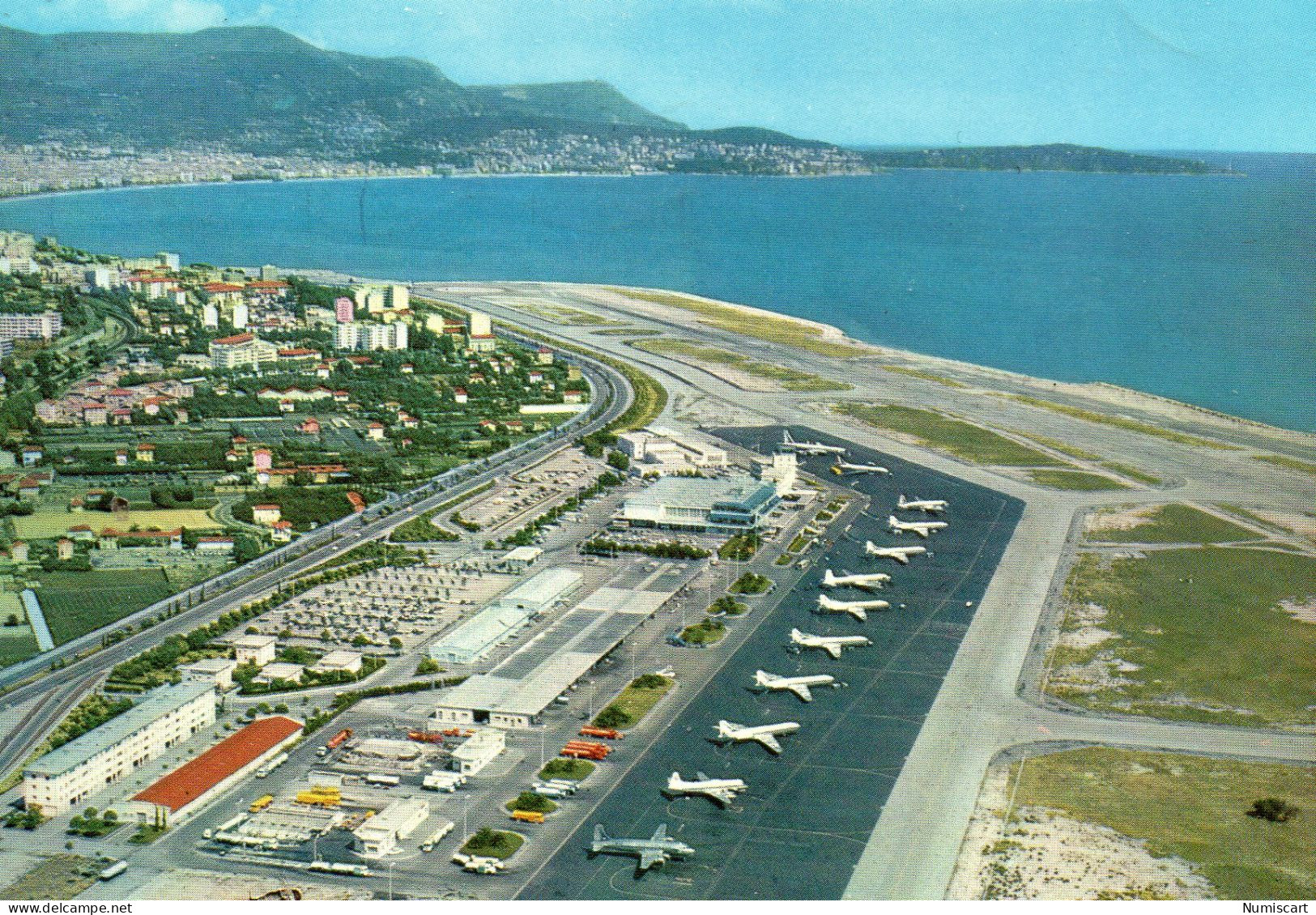 Nice Belle Vue Aérienne Aéroport Nice Cote D'Azur Avion Aviation - Luftfahrt - Flughafen