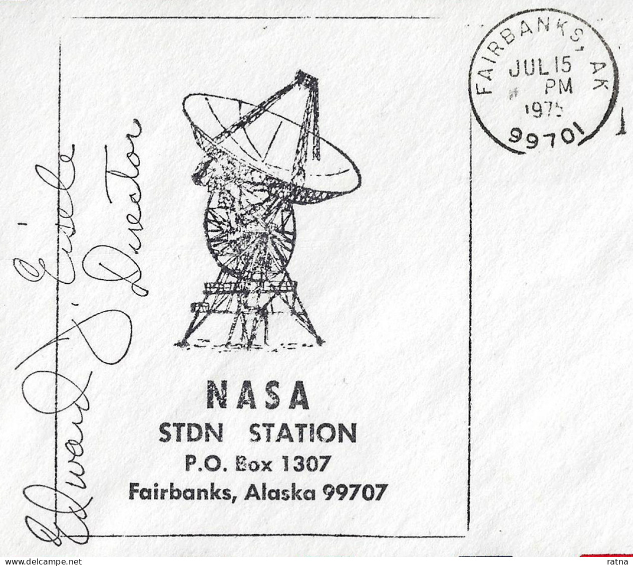 USA 1975, Station NASA De Fairbanks, Alaska Conquète Spatiale, Espace, Radiotélescope Astronautique - Nordamerika