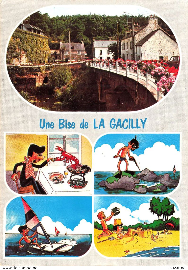 LA GACILLY - Une Bise - Carte Multivues - La Gacilly