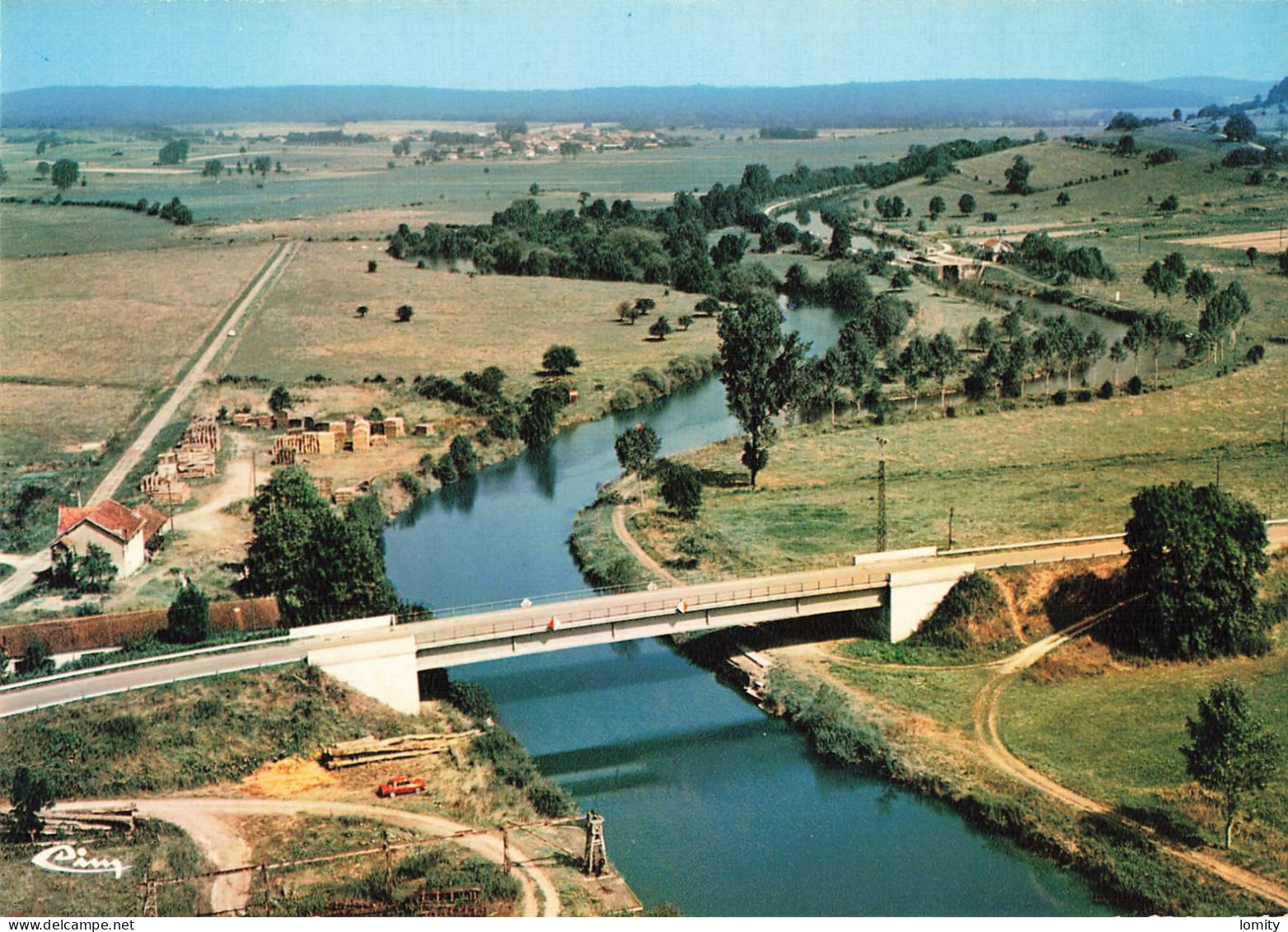 70 Jussey Vue Aérienne Pont De Cendrecourt Sur La Saone CPM - Jussey