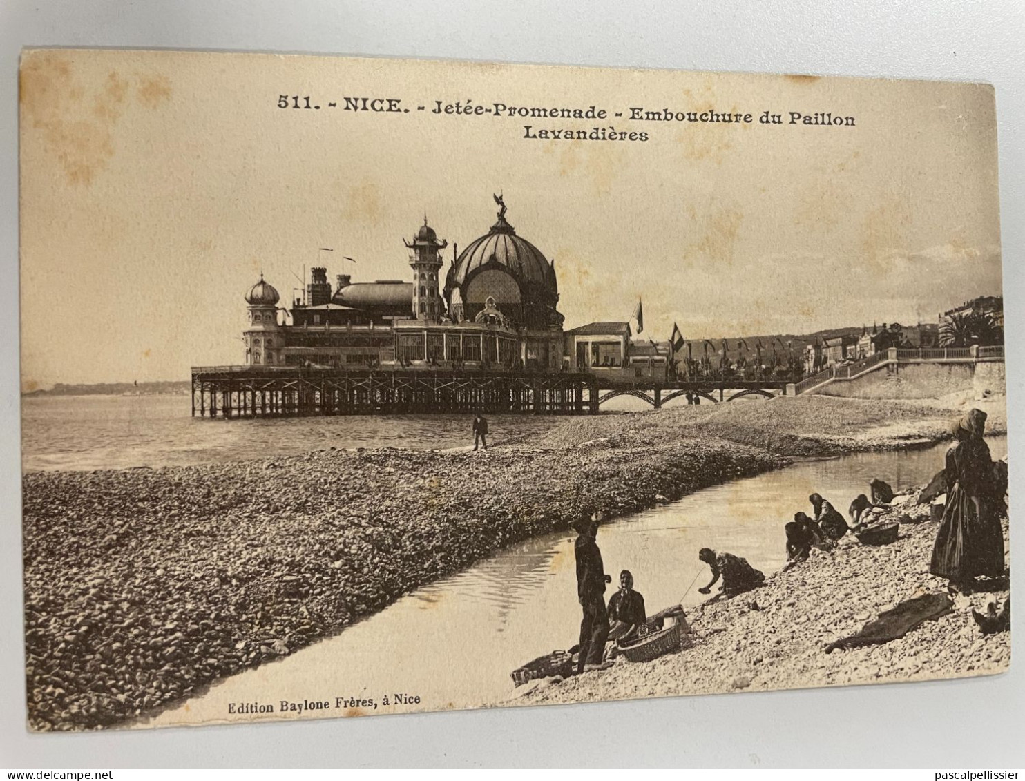 CPA - 06 - NICE - Jetée-Promenade - Embouchure Du Paillon - Lavandières - 511 - Petits Métiers