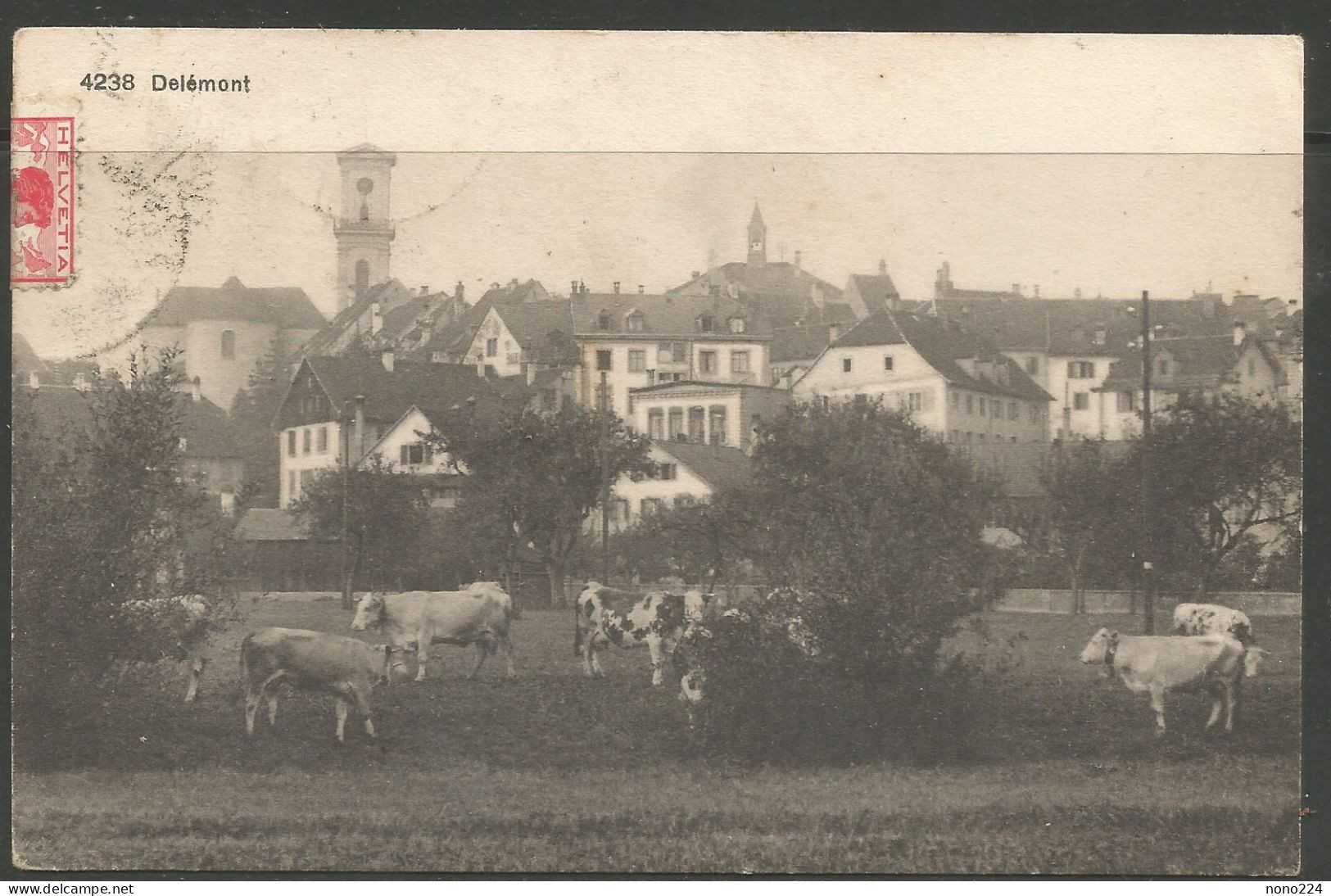 Carte P De 1910 ( Delémont ) - Delémont