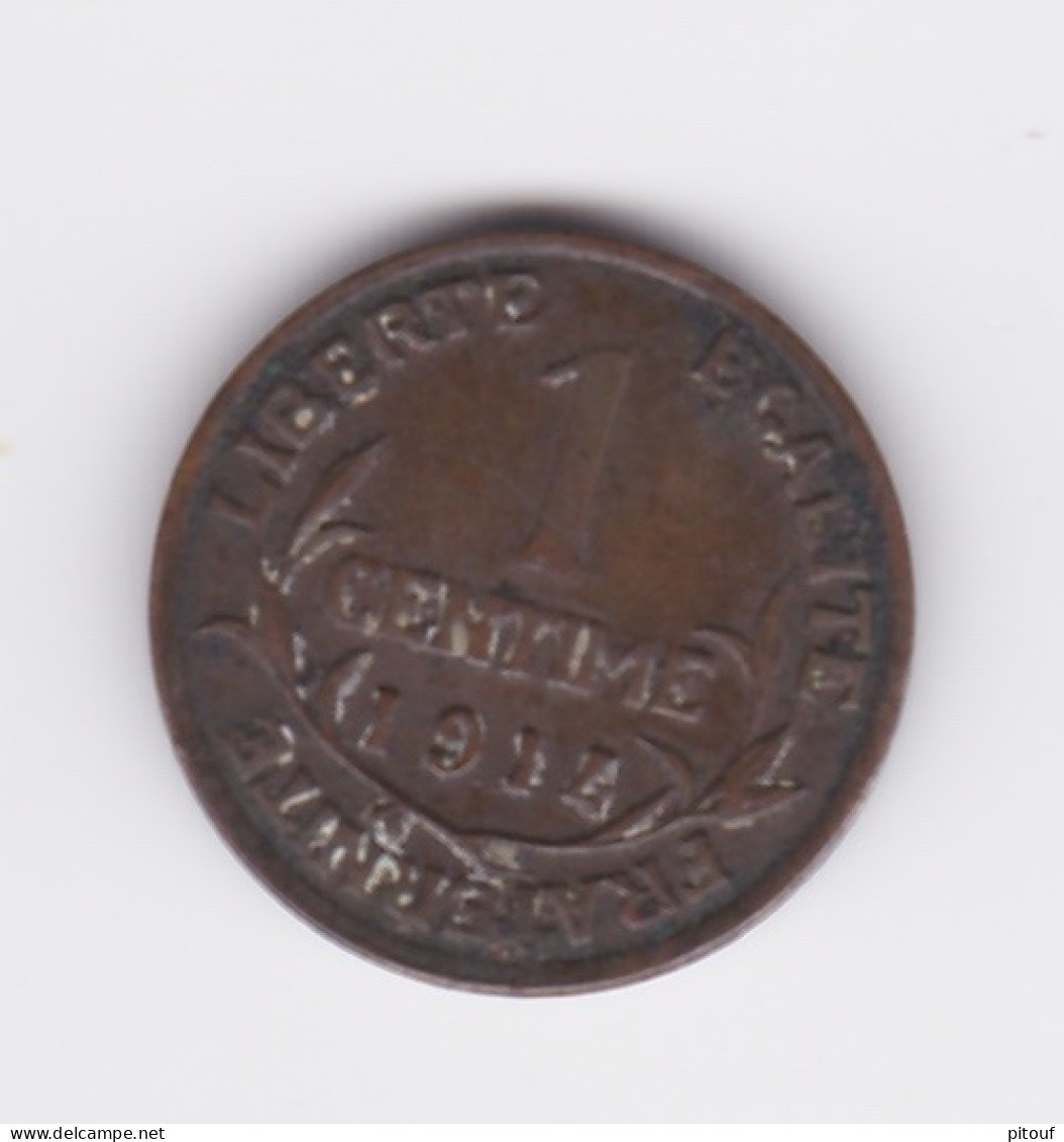 1 Centime 1914  TTB - 1 Centime