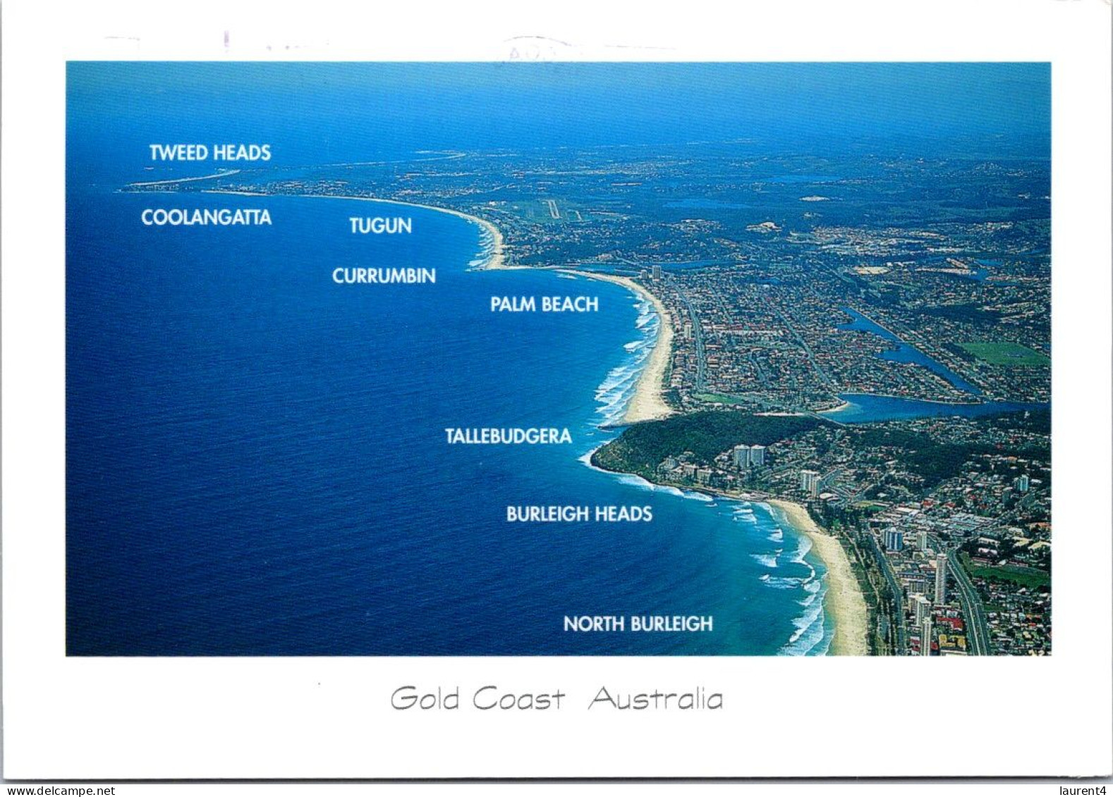 11-7-2023 (1 S 43)  Australia - Posted With Bird Stamp - QLD - Gold Coast - Gold Coast