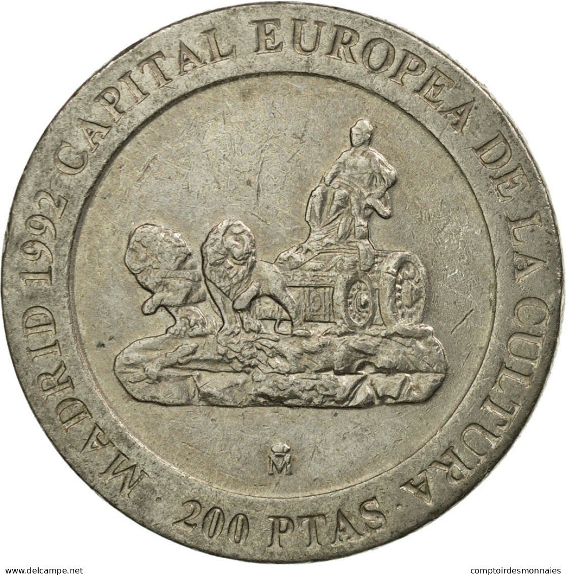Monnaie, Espagne, Juan Carlos I, 200 Pesetas, 1991, TTB, Copper-nickel, KM:884 - 200 Pesetas
