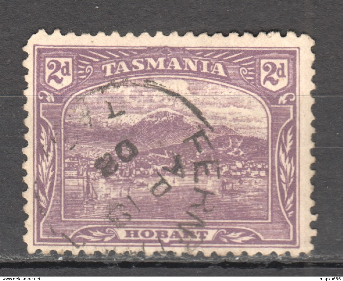 Tas219 1911 Australia Tasmania Gibbons Sg #259 1St Used - Oblitérés