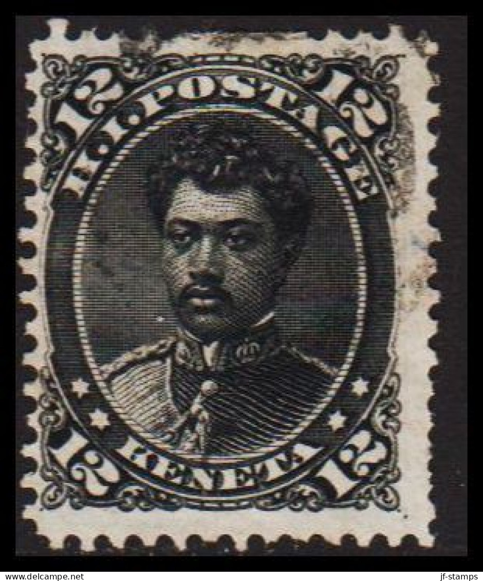 1871-1886. HAWAII. Leleiohoku 12 C.  (Michel 22) - JF534914 - Hawaï