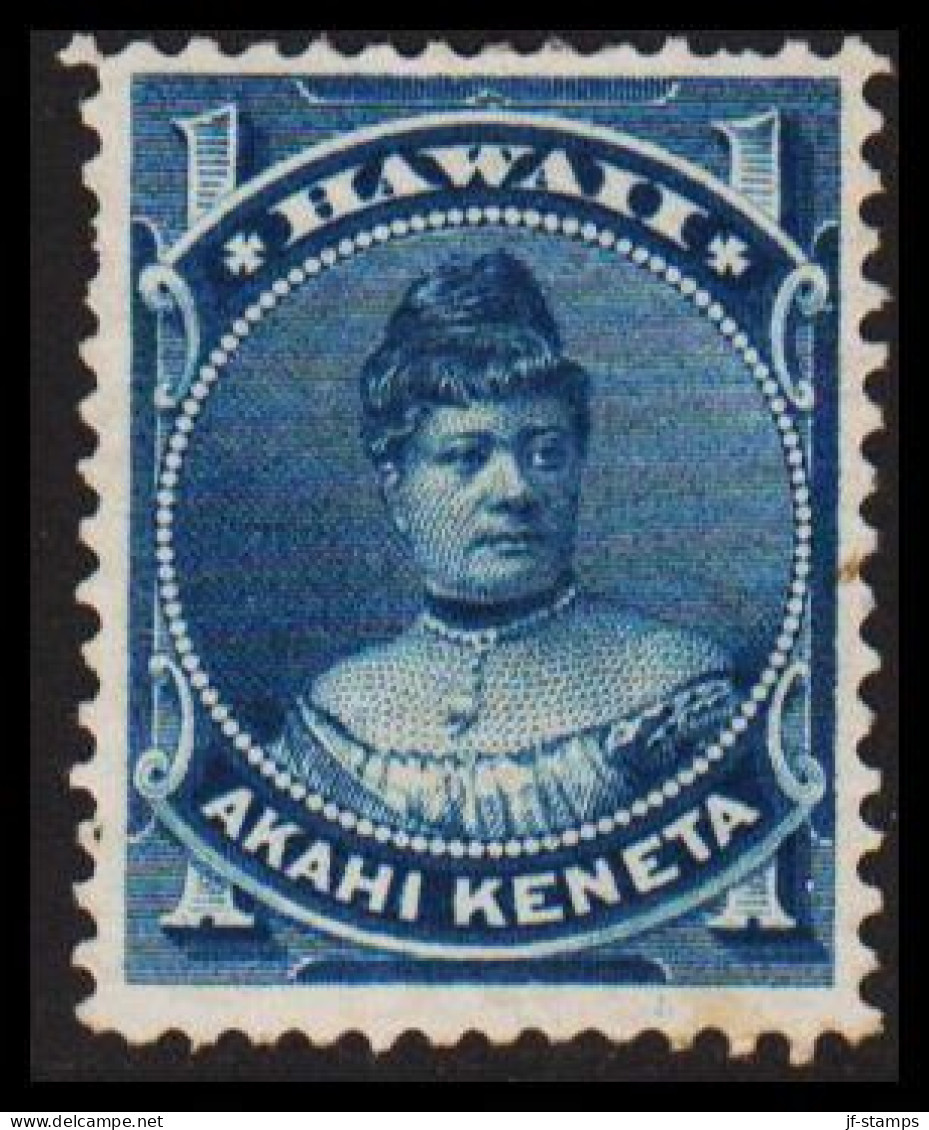 1882. HAWAII. Likelike 1 CENTS. AKAHI KENATA.  (Michel 24) - JF534917 - Hawaï